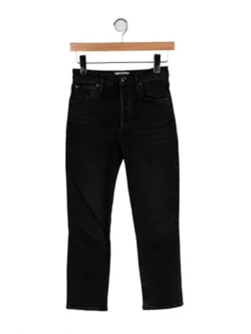 AGOLDE Black Mid Rise Jeans
